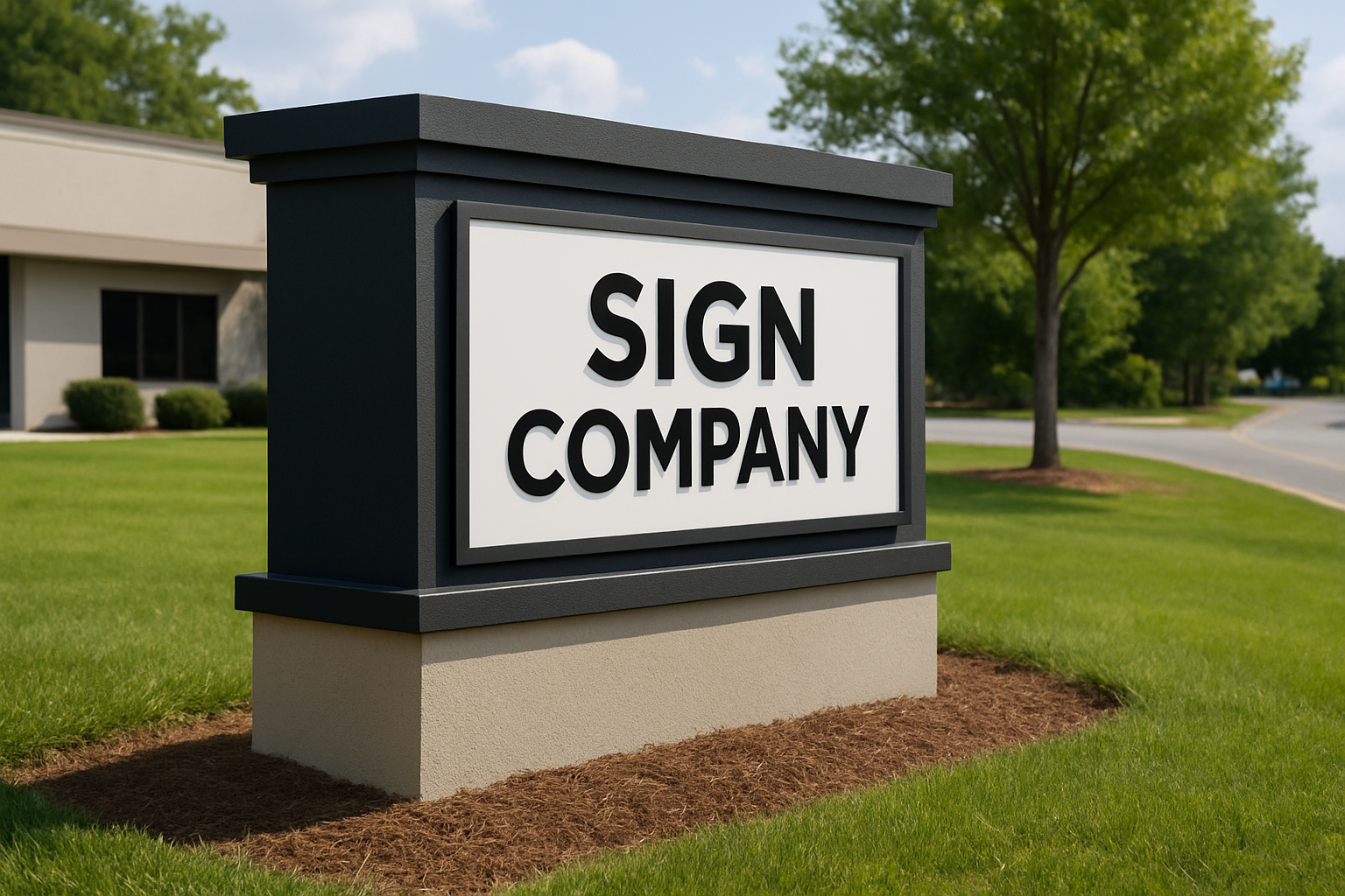 Grand Rapids, MI — Custom Monument Signs Elevate Your Business Park Entrance