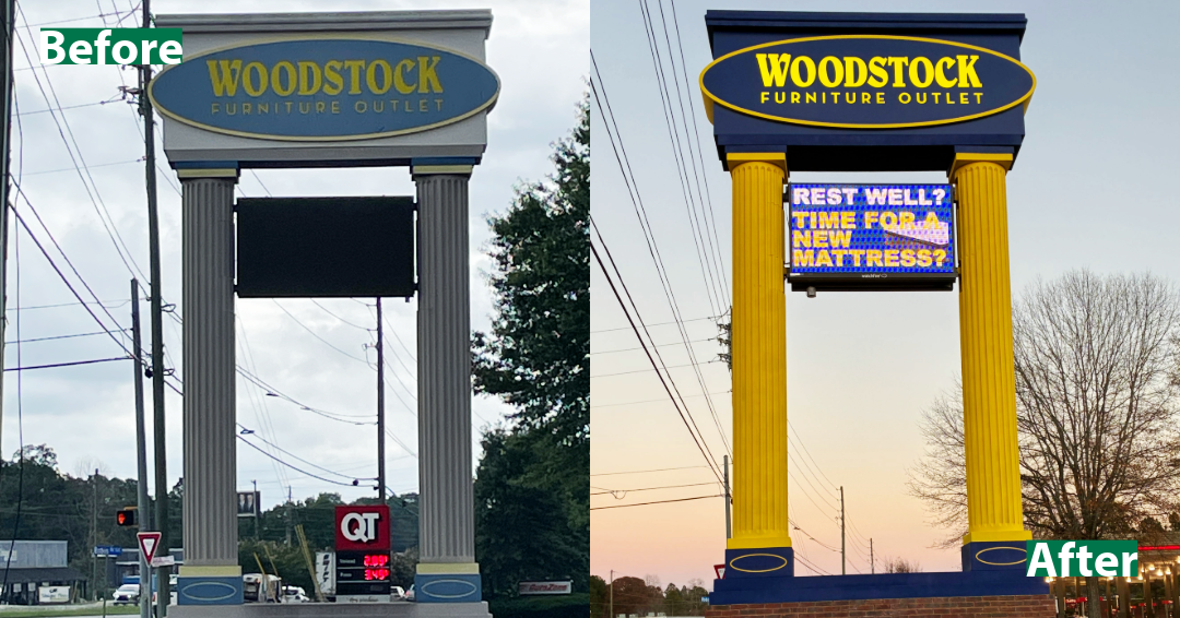 Monument Sign Restoration Secrets: Stunning Before and After Results Atlanta
