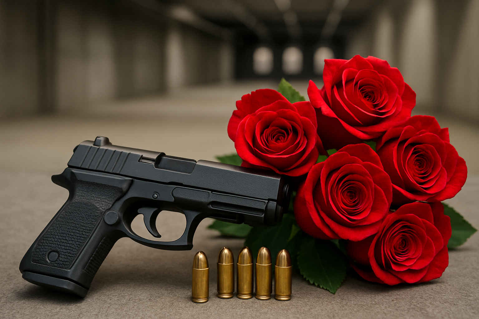 Phoenix, AZ - Guns and Roses Couples Date Night Package at Our Local Gun Range?