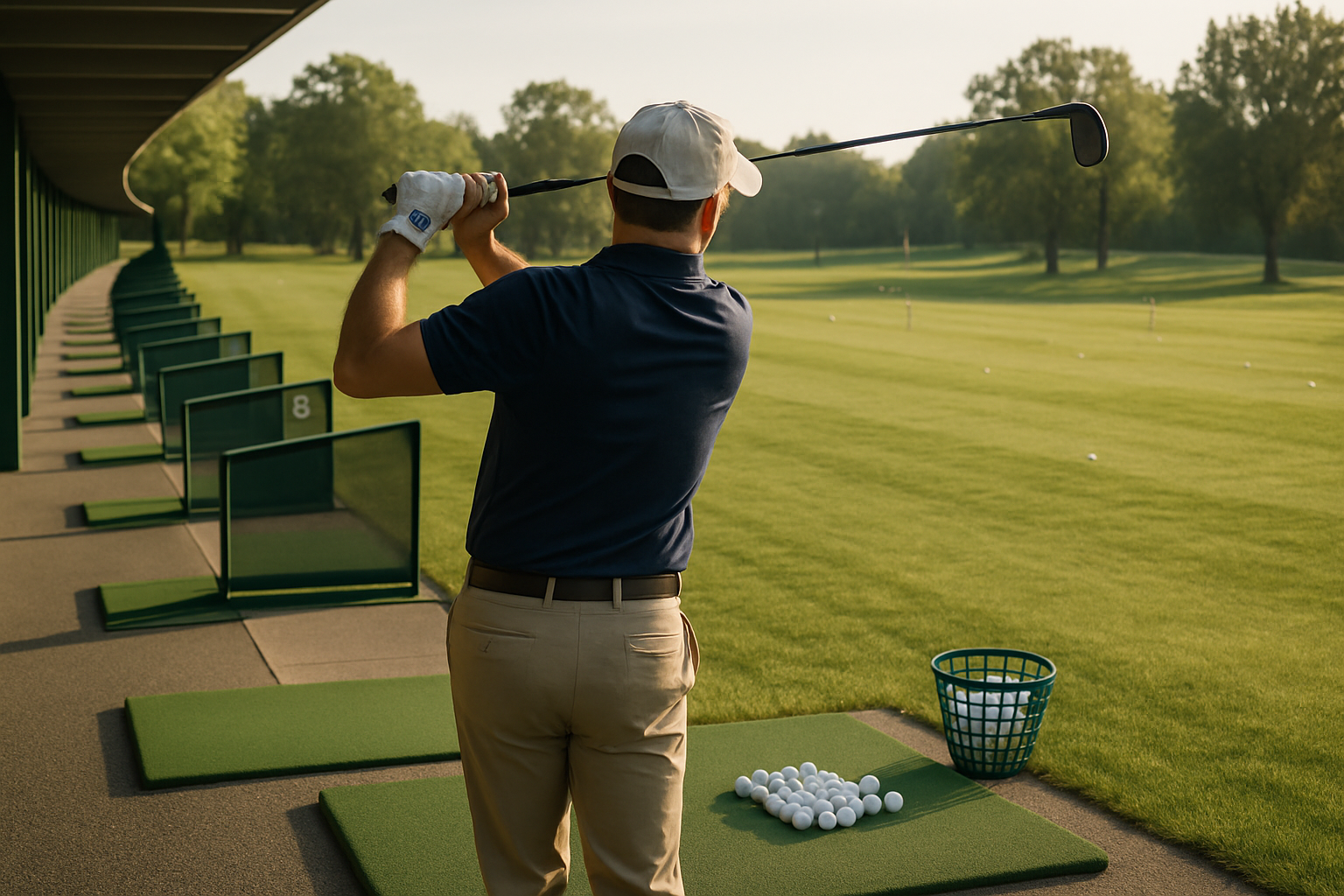 Fox Chapel, PA - Virtual Driving Range Practice With Unlimited Golf Shots