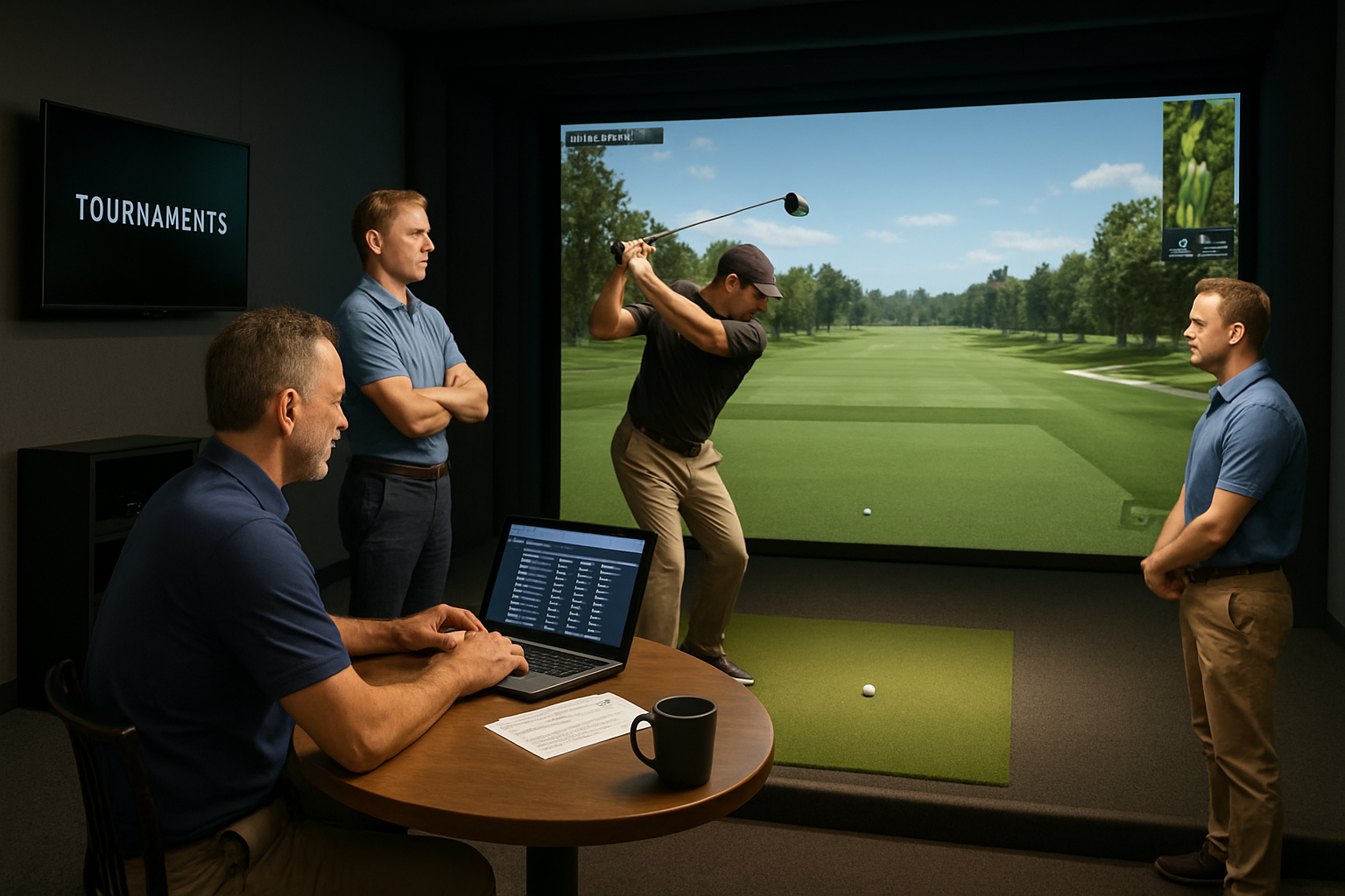Fox Chapel, PA - Golf Sim Holiday Office Party Packages With Group Tournaments